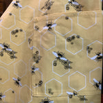 Apron - Basic Bees with Bonus Pot Holder