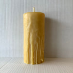 Beeswax Candle - Drip Pillar 7”