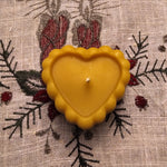 Beeswax Candle - Heart