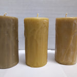 Beeswax Candle - Drip Pillar - Medium 4"