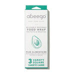 Abeego Reusable Beeswax Food Wrap - Variety