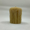 Beeswax Candle - Medium Gwelf Drip Pillar