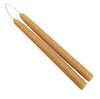 Beeswax Taper Candles -10"  in pairs