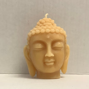 Beeswax Candle - Buddha Head