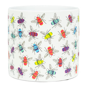 Planter - Colourful Bees Mini