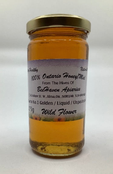 BeeHaven Apiaries Wildflower Honey - 275g