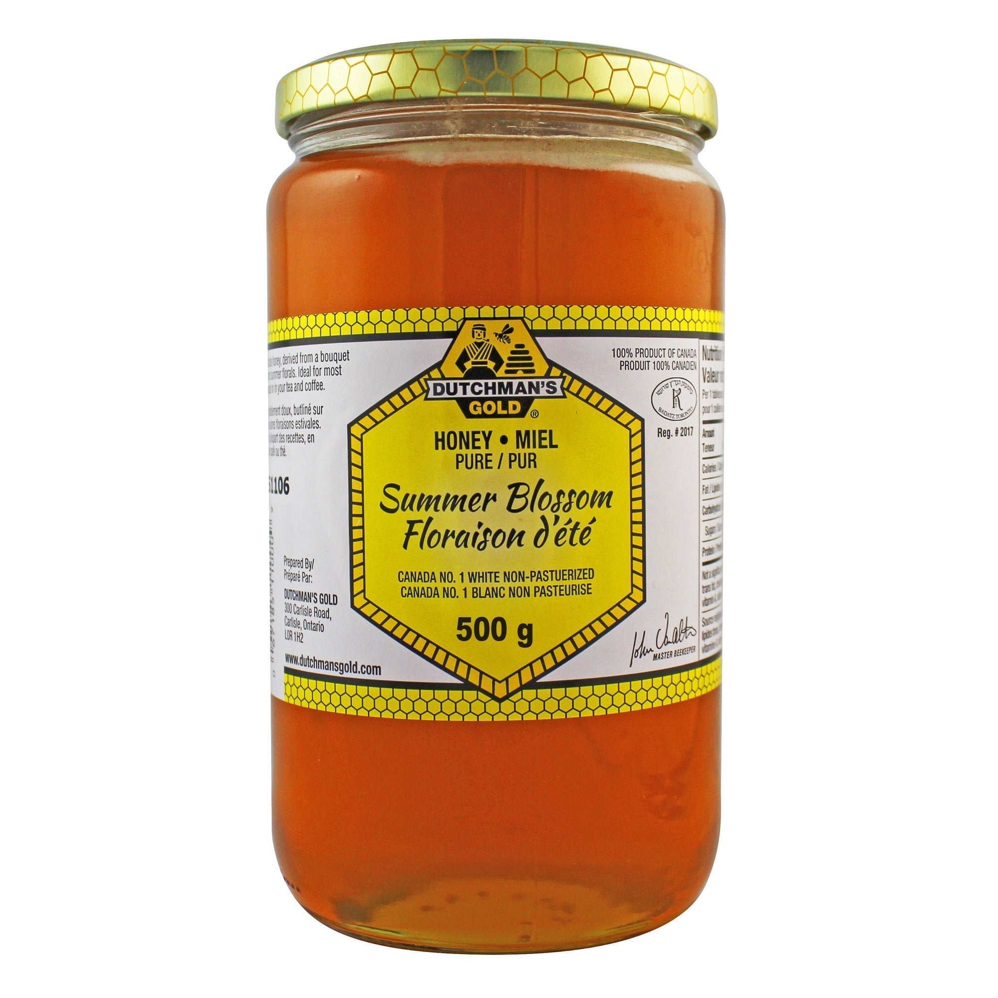 Dutchman's Gold Summer Blossom Honey 500g