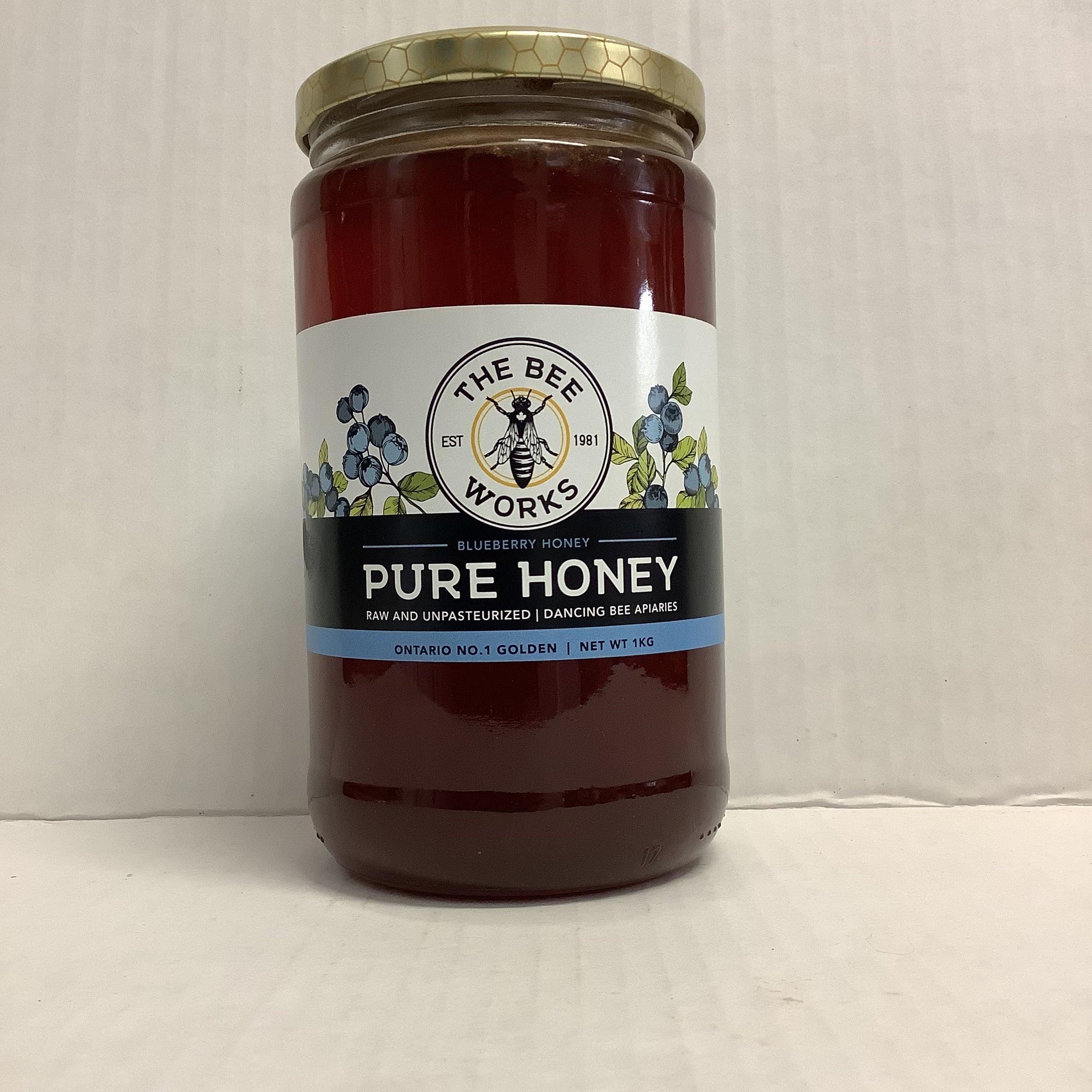 The Bee Works Blueberry Honey 1kg