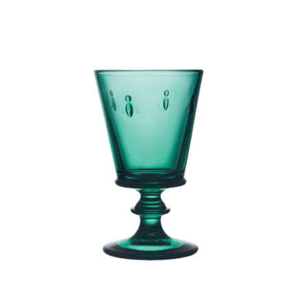 Glassware - La Rochere Bee Wine Glass Emerald