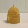 Beeswax Candle - Mini Beehive Skep with Bees