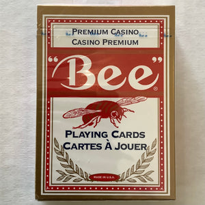 BEE Brand "Official Casino" Playing Cards - Red