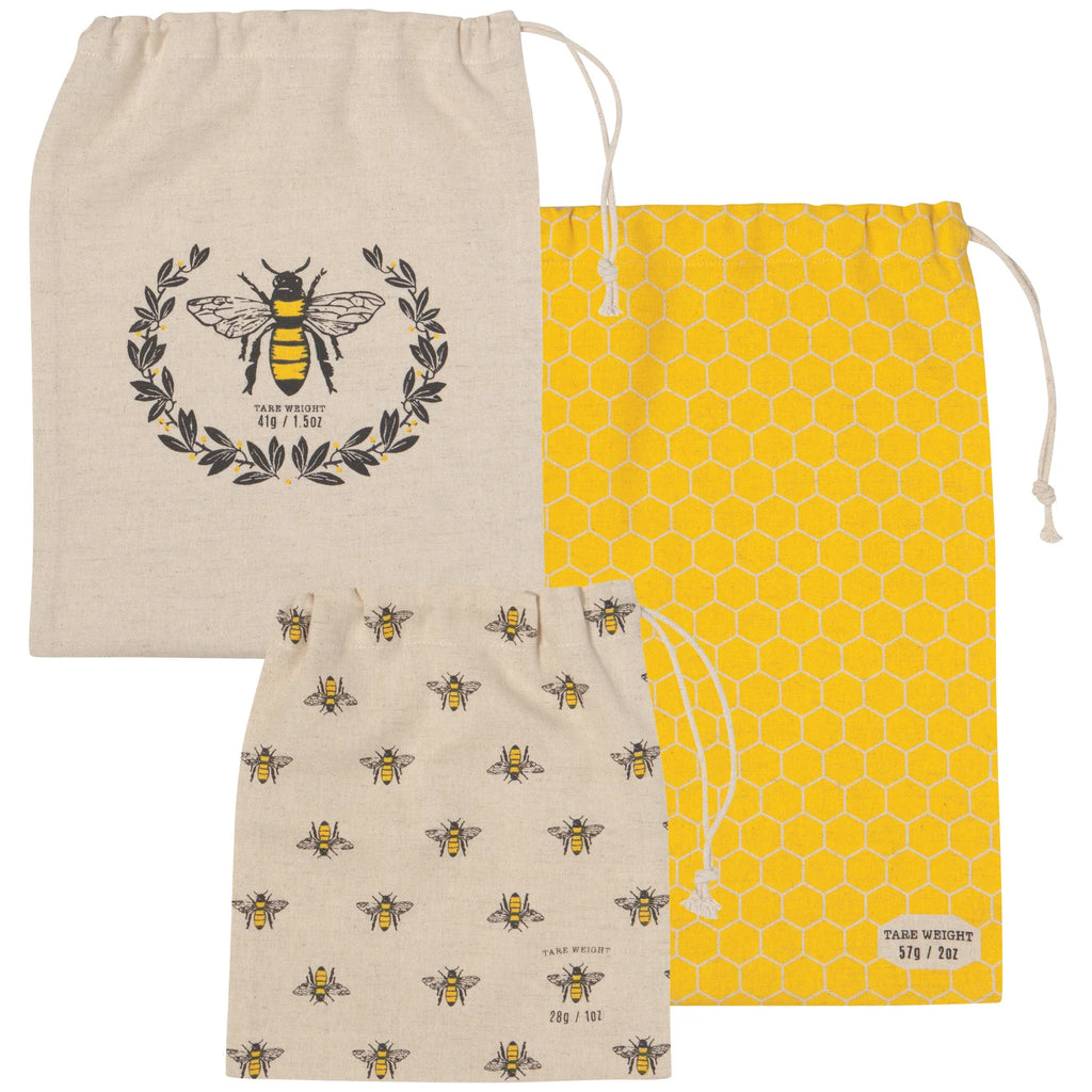 Produce Bags set of 3 - Busy Bee