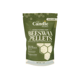 Beeswax Pellets - 1 LB Bag White