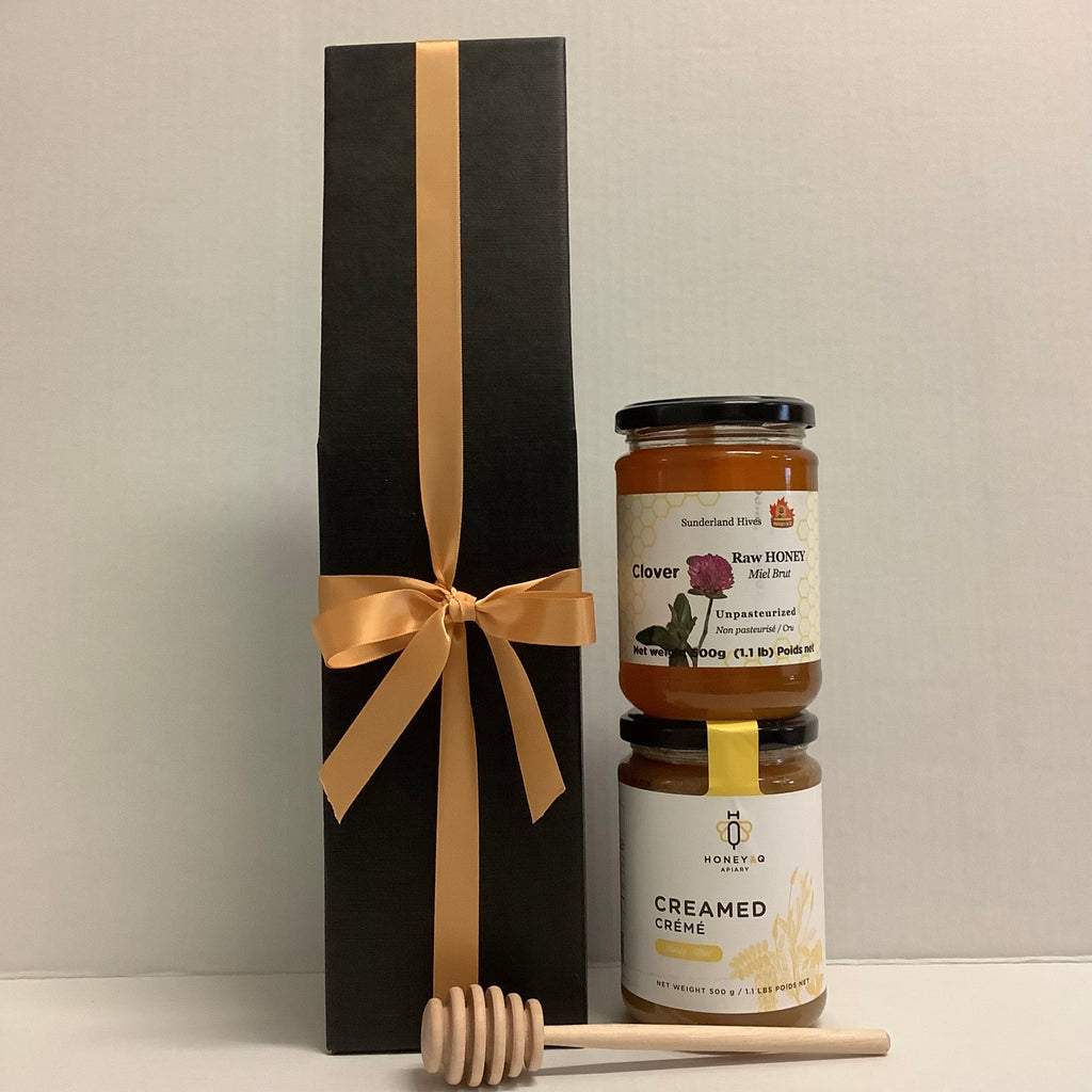 Boxed Honey Gift Set - Black Box