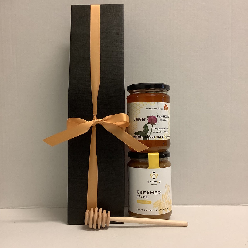 Boxed Honey Gift Set - Black Box
