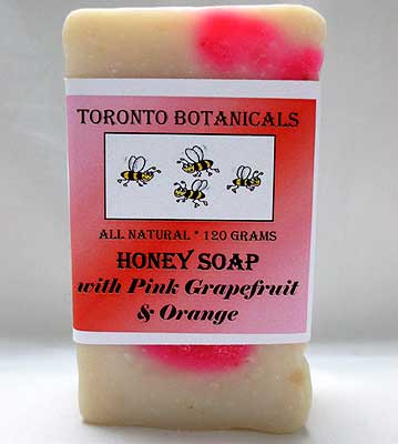 Honey Soap - Pink Grapefruit and Orange 5 bars