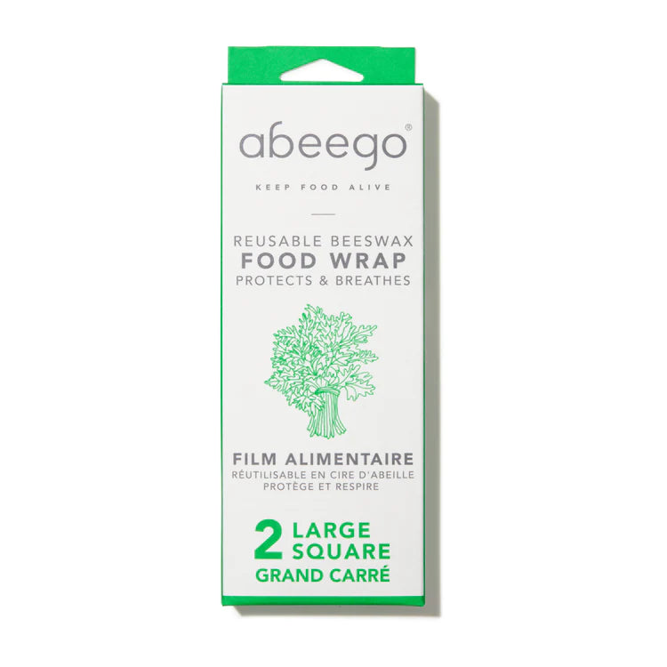 Abeego Reusable Beeswax Food Wrap Large