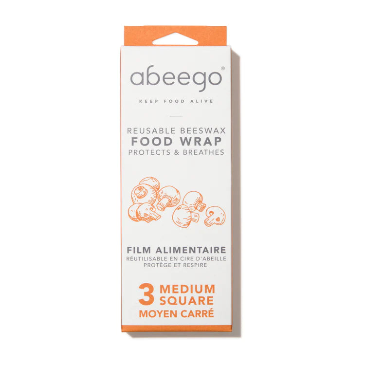 Abeego Reusable Beeswax Food Wrap Medium