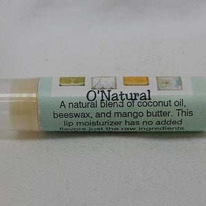 NATURAL Lip Balm, made with Beeswax O'Natural