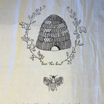 Tea Towel - Love the Bees 27 x 27