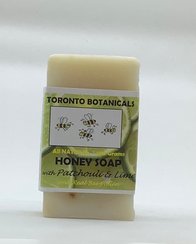Honey Soap - Patchouli and Lime 5 bars