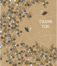 Greeting Card - Small "Thank You" Gift Card 2 Bees