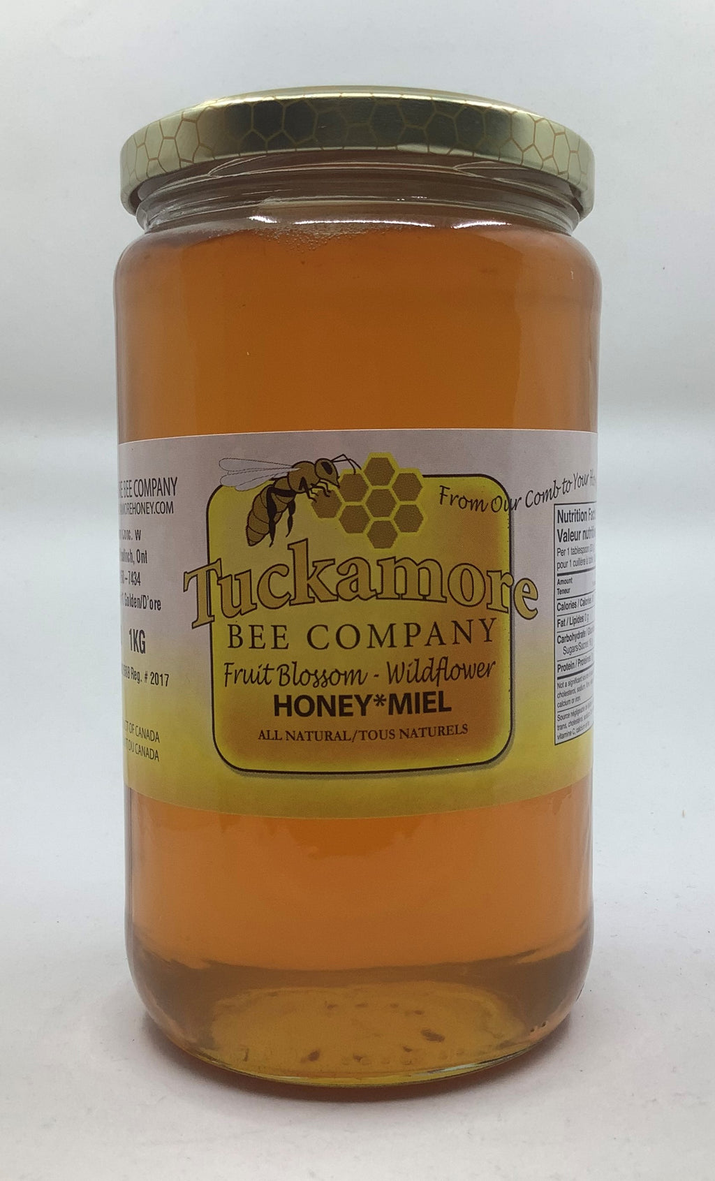 Tuckamore Bee Company - Fruit Blossom Honey 1kg