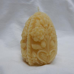 Beeswax Candle - Ornamental Egg