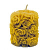 Beeswax Candle - Too Many Roses