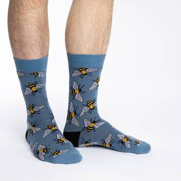 Socks - Good Luck Bees - Men's Regular and Big + Tall