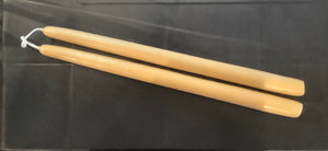 Beeswax Taper Candles - in pairs