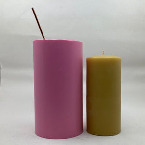 Busy Bee Candle Mould - 2.5" Smooth Pillar