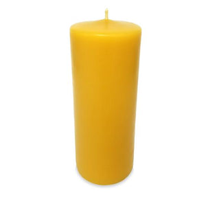 Beeswax Candle - 2 1/2" (6.35 cm) Smooth Pillar