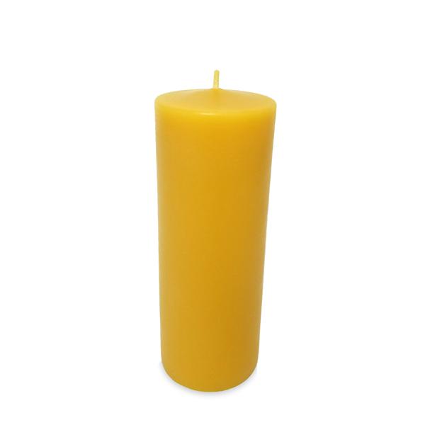 Beeswax Candle - 2" (5cm) Smooth Pillar