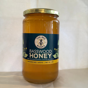 The Bee Works Basswood Honey RAW