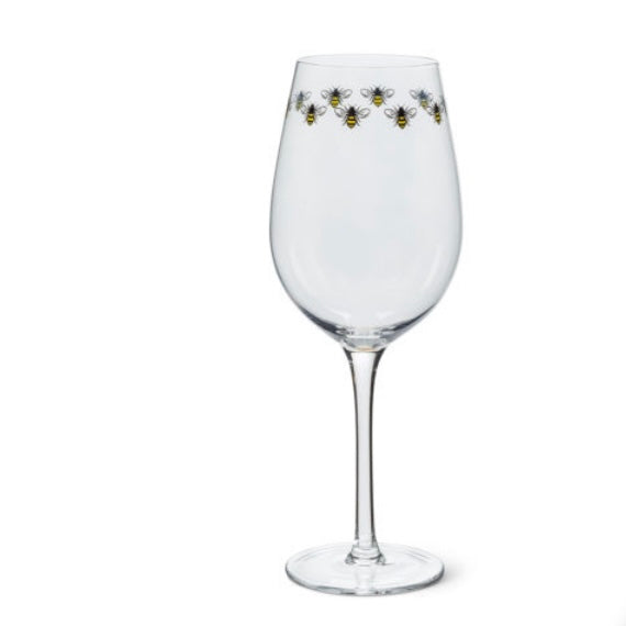 Glassware - Bee Ring Stemmed Wine Glass