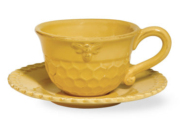 Honeycomb Tea Cup and Saucer