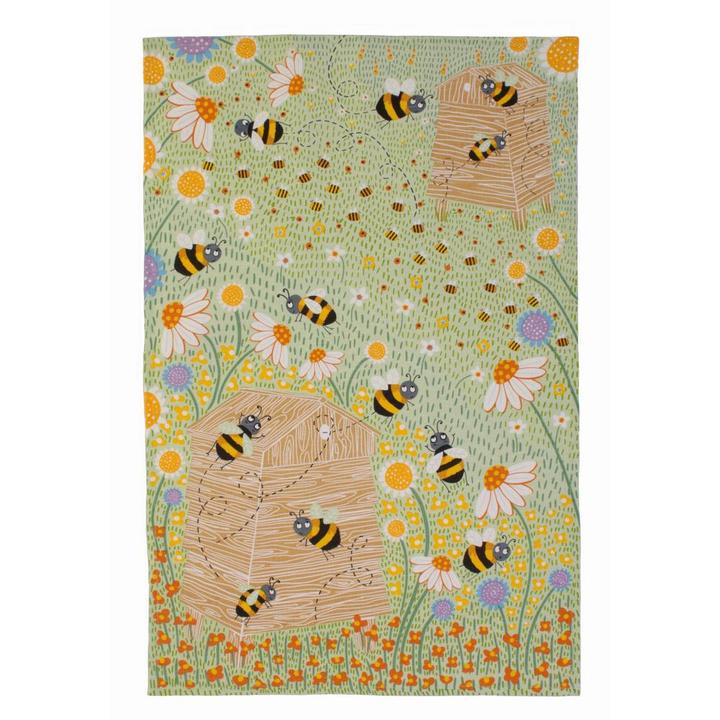 Tea Towel -  Daisy Bees by Ulster Weavers