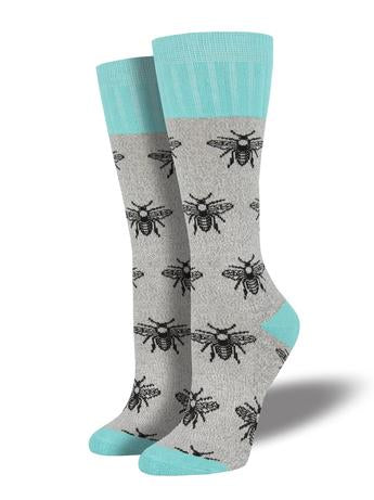 Socks - "Outland" Bee -  Women's