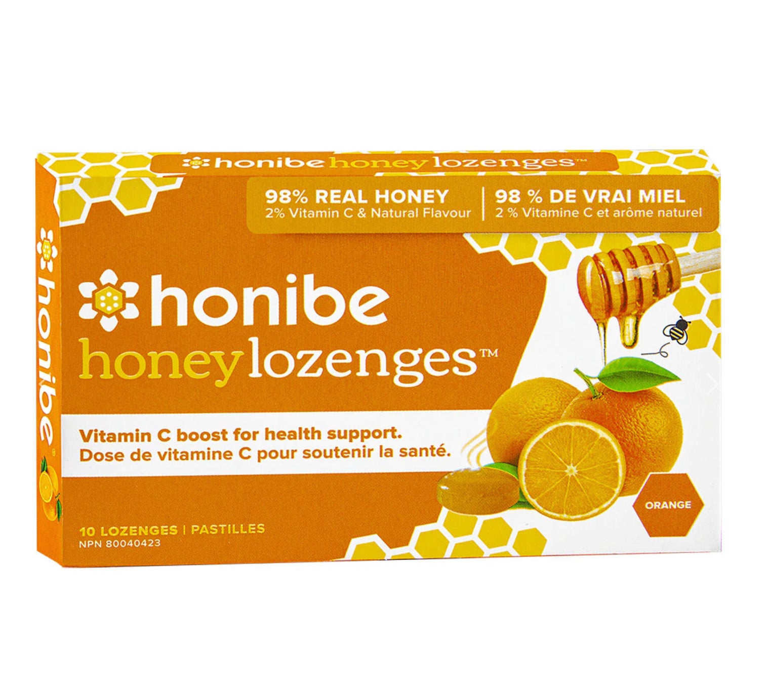 Honibe Honey Lozenges - Orange