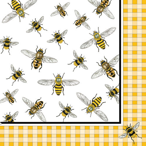 Napkins -  Honey Bees - cocktail