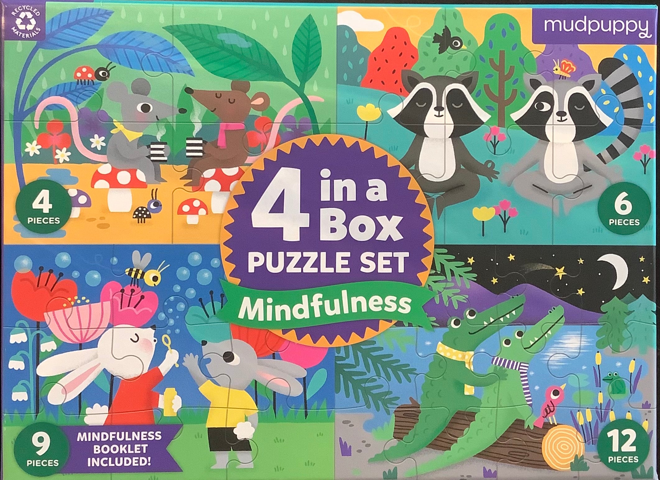 Puzzle - "4 in a Box - Mindfulness Set" - Various sizes