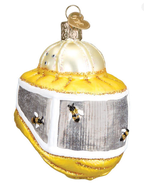 Ornament - Glass "Beekeepers Veil"
