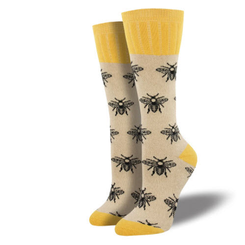 Socks - "Outland" Bee -  Women's
