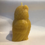 Beeswax Candle - Puffy Owl