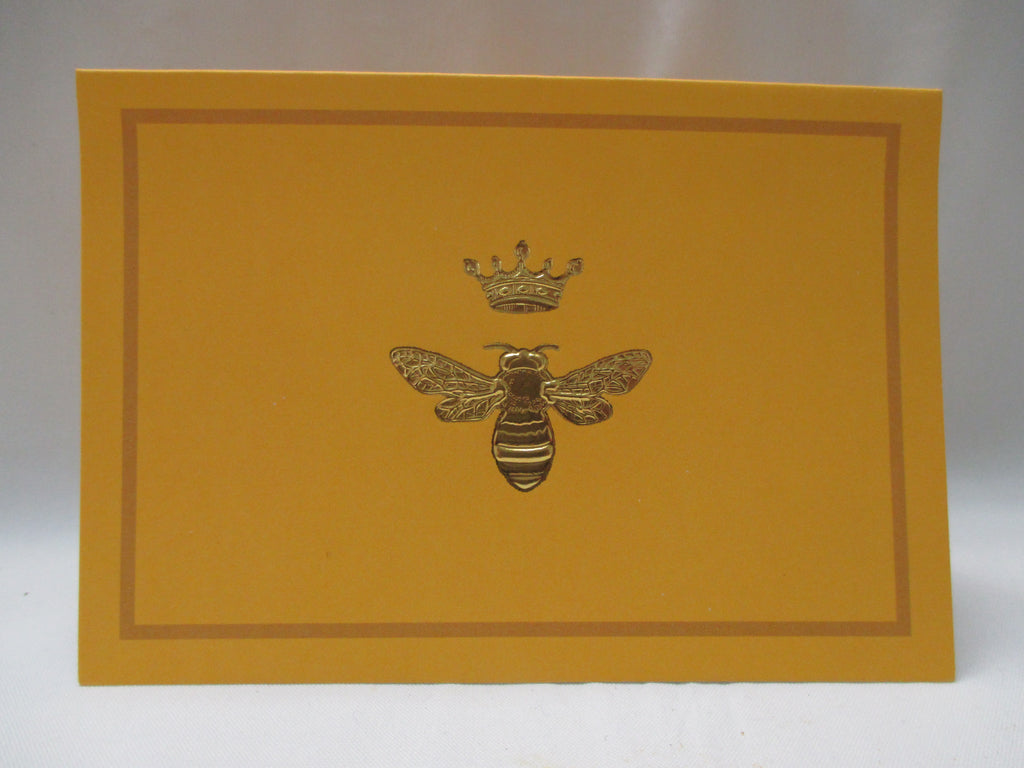 Notecards - Gold Bee (Pack of 4)
