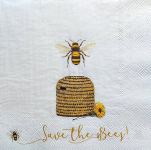 Napkins - Save The Bees lunch