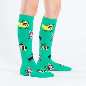 Socks -"Costume Party" Youth Knee High