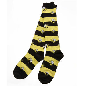 Socks - Striped Bees