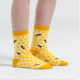 Socks - "Bees Knees" - Kids and Women's